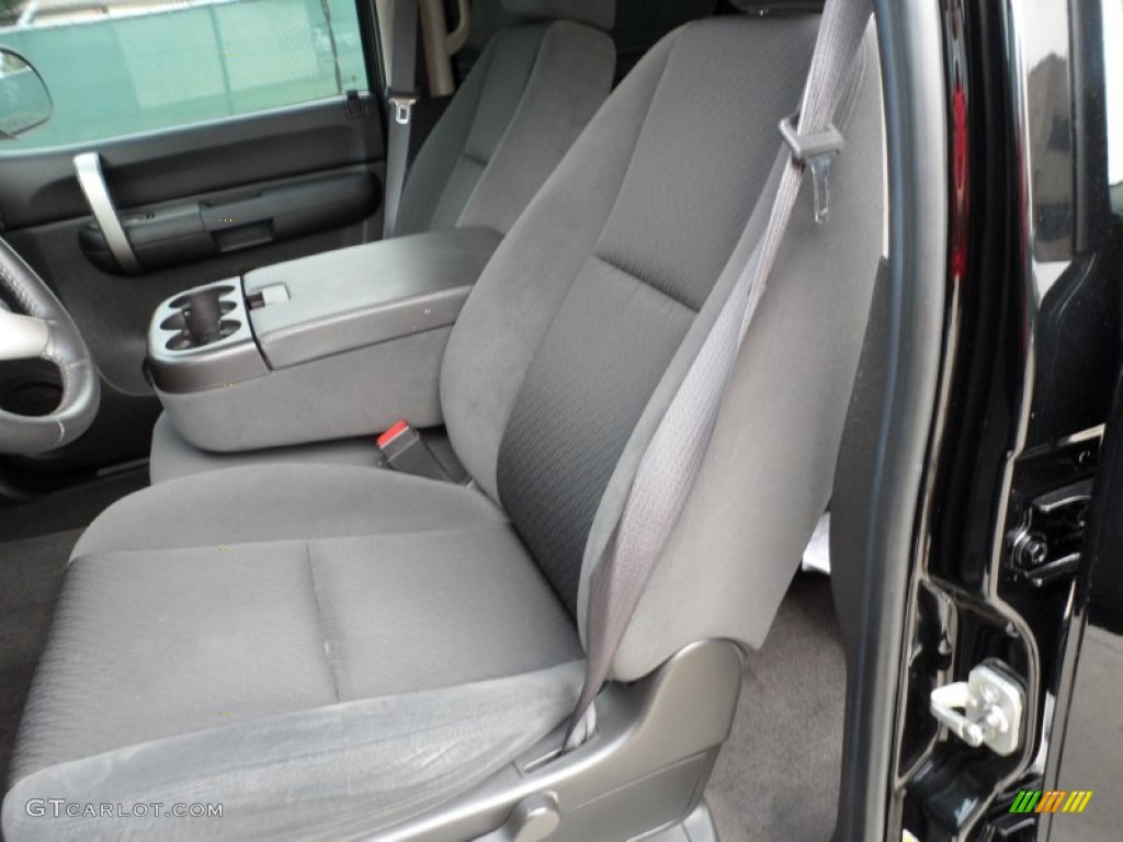 Ebony Interior 2009 Chevrolet Silverado 1500 LT Crew Cab Photo #51335272