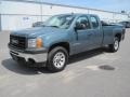 Front 3/4 View of 2009 Sierra 1500 Work Truck Extended Cab 4x4