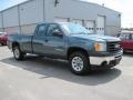 2009 Stealth Gray Metallic GMC Sierra 1500 Work Truck Extended Cab 4x4  photo #4