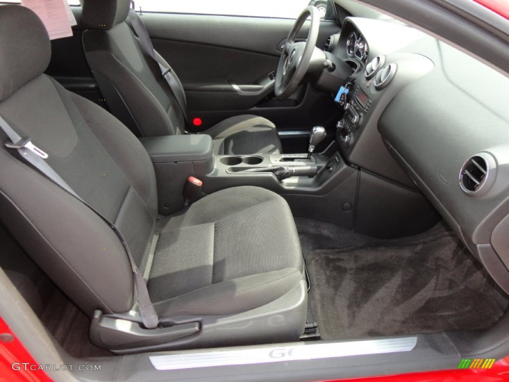 Ebony Interior 2006 Pontiac G6 GTP Coupe Photo #51337029