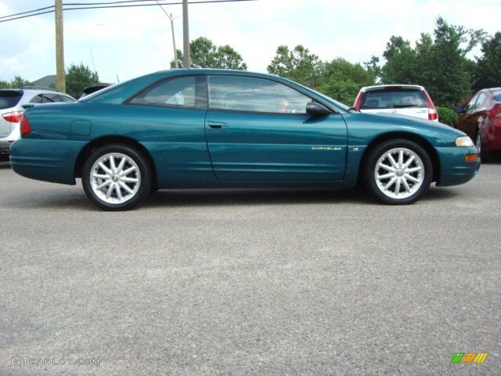 1998 Sebring LXi Coupe - Polo Green / Black/Gray photo #5