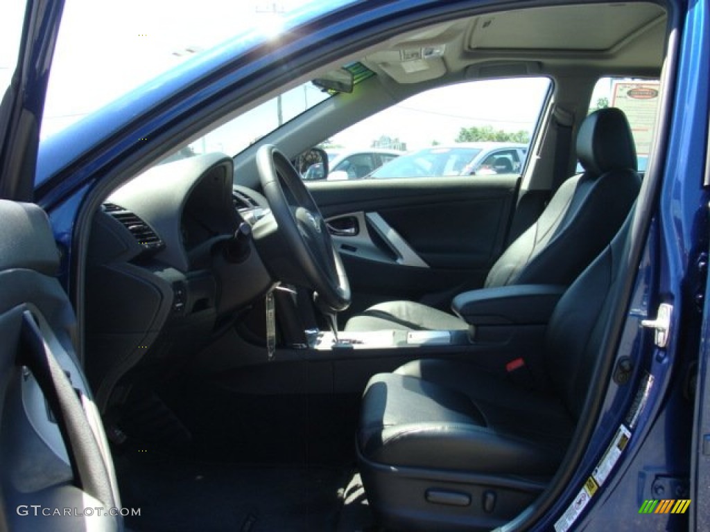 2008 Camry SE V6 - Blue Ribbon Metallic / Dark Charcoal photo #7