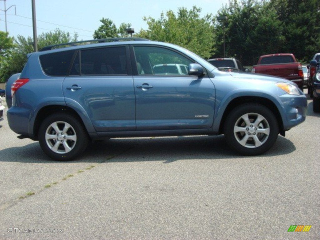 2011 RAV4 V6 Limited 4WD - Pacific Blue Metallic / Ash photo #3