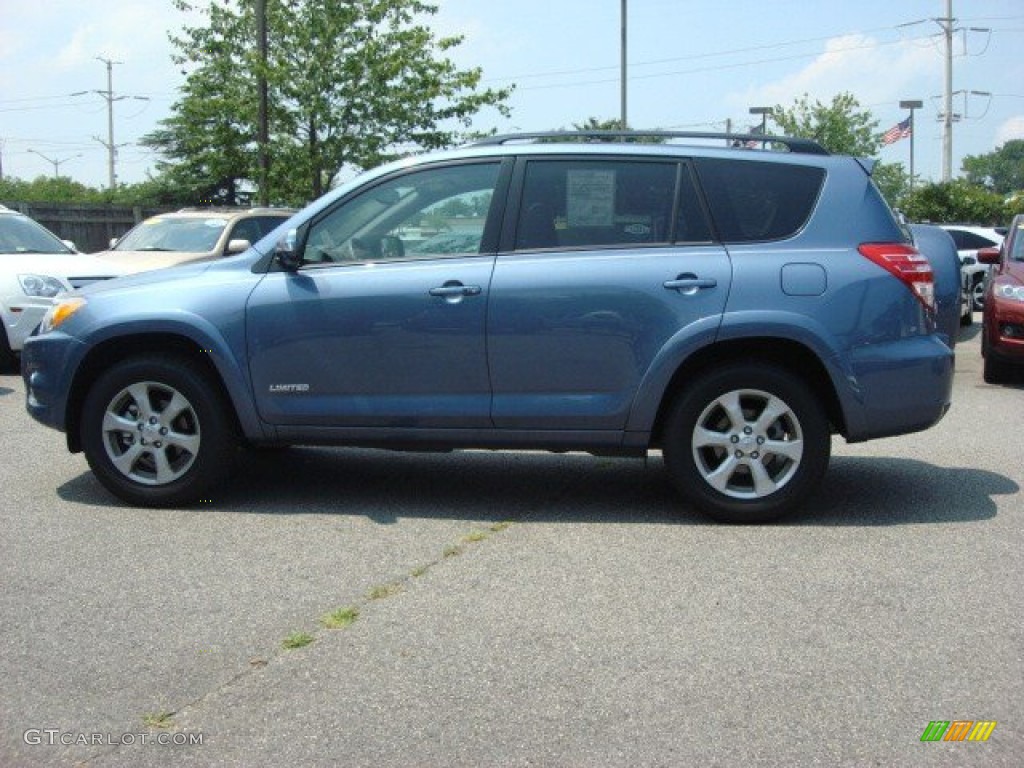 2011 RAV4 V6 Limited 4WD - Pacific Blue Metallic / Ash photo #6