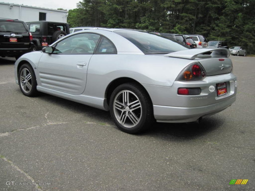 2003 Eclipse GTS Coupe - Sterling Silver Metallic / Midnight photo #2