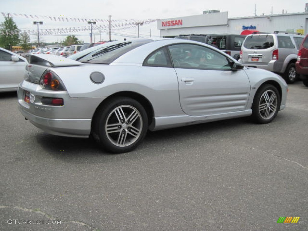 2003 Eclipse GTS Coupe - Sterling Silver Metallic / Midnight photo #3