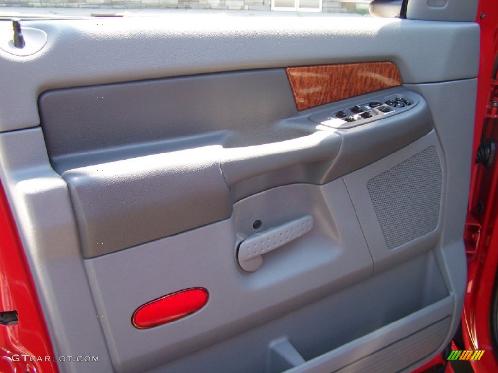 2006 Ram 1500 SLT Quad Cab 4x4 - Inferno Red Crystal Pearl / Medium Slate Gray photo #5