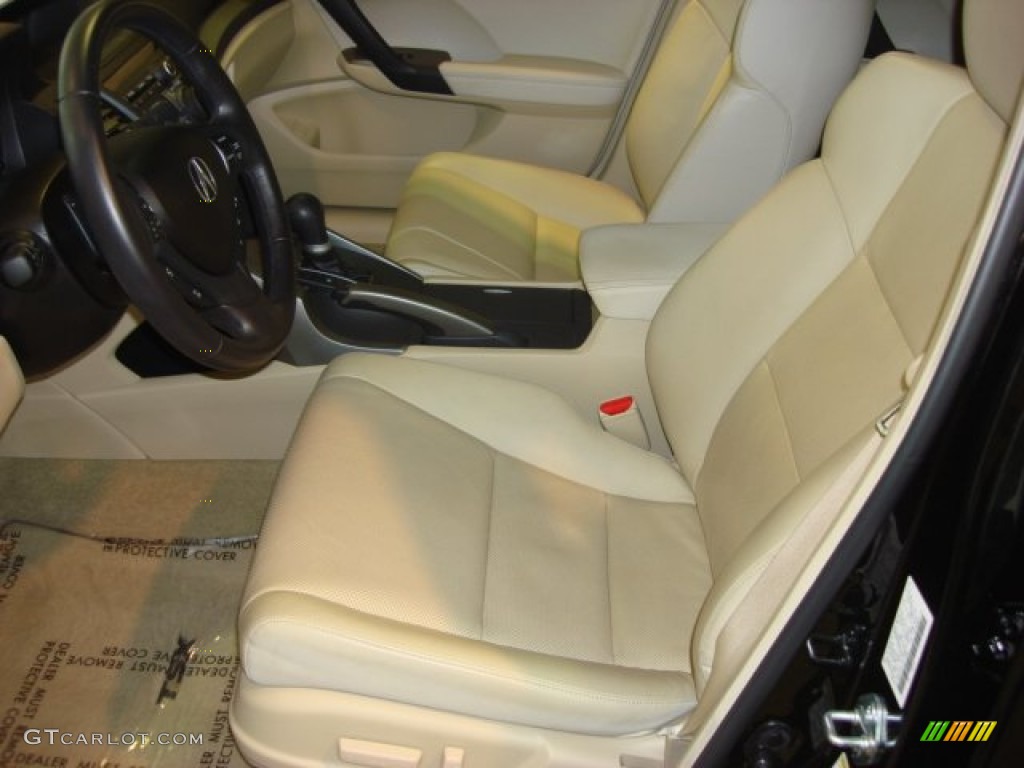2010 TSX Sedan - Crystal Black Pearl / Parchment photo #8