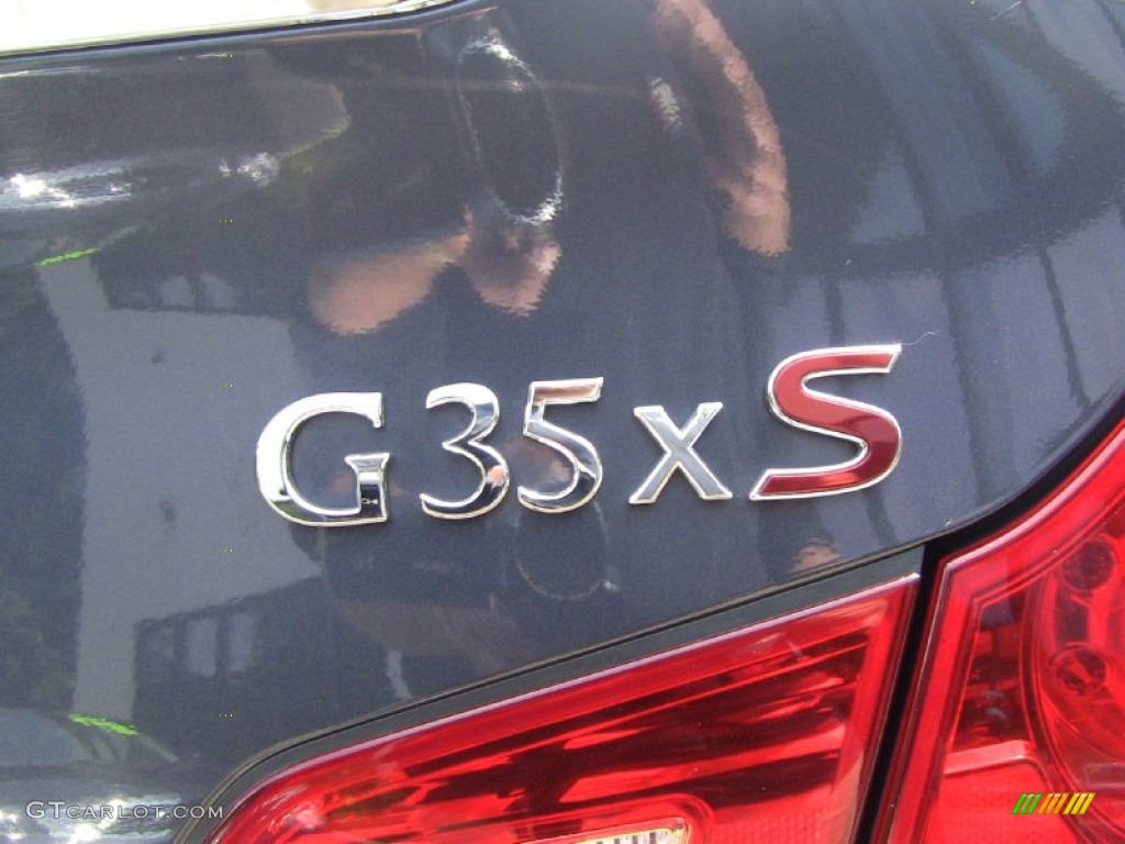 2008 G 35 x S Sedan - Blue Slate Metallic / Graphite photo #10