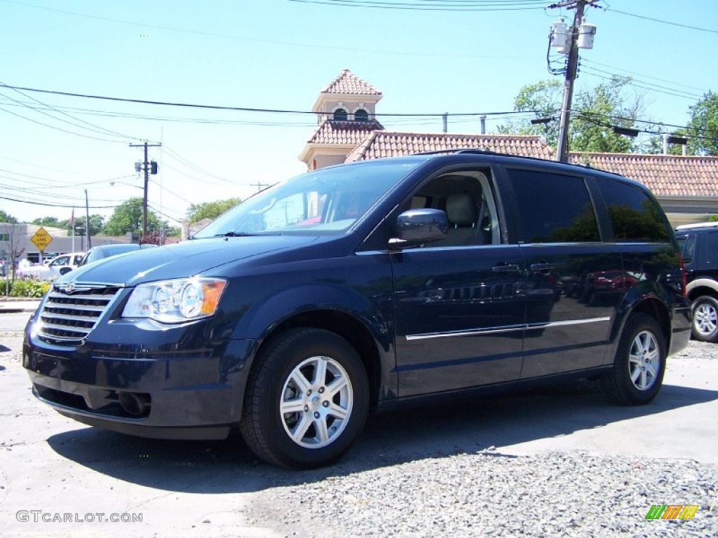 2009 Town & Country Touring - Modern Blue Pearl / Medium Slate Gray/Light Shale photo #1