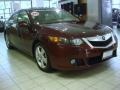 2009 Basque Red Pearl Acura TSX Sedan  photo #5