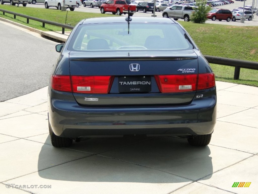 2005 Accord Hybrid Sedan - Graphite Pearl / Gray photo #6