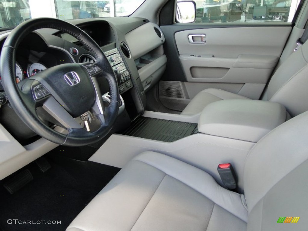Gray Interior 2009 Honda Pilot EX-L Photo #51343198