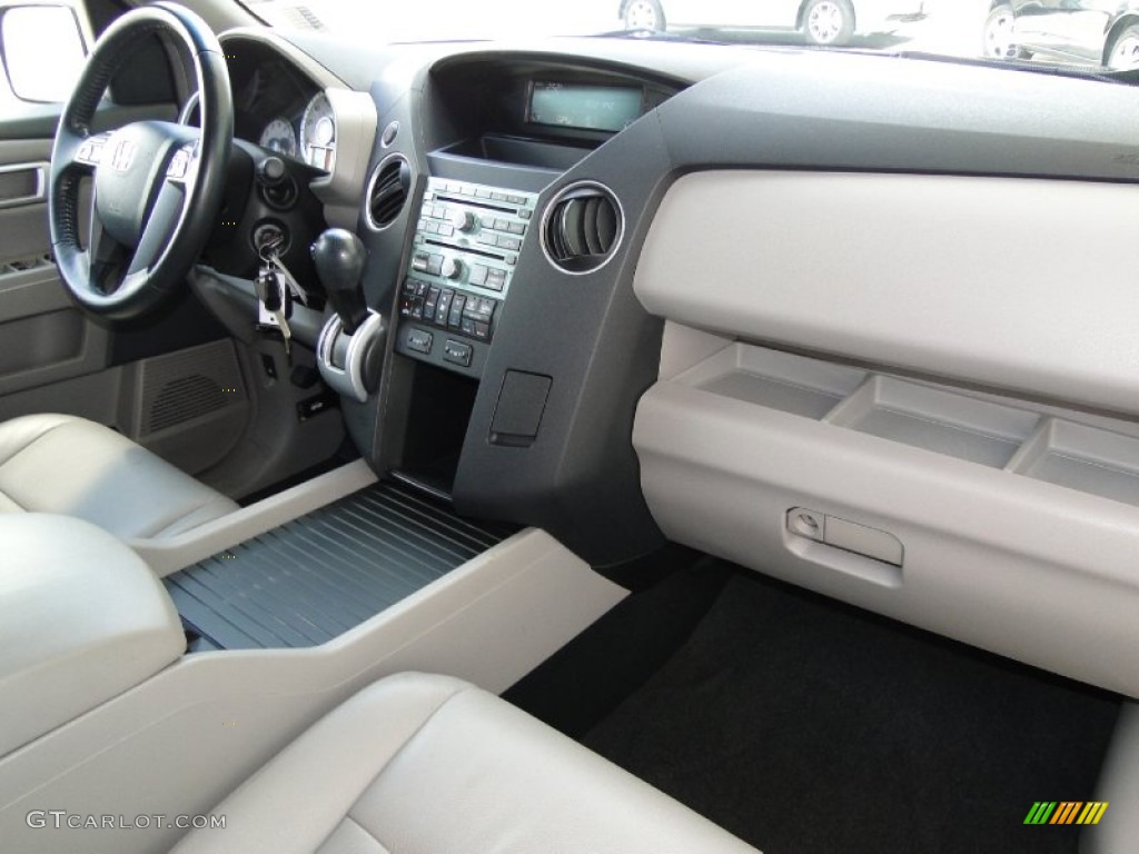 2009 Honda Pilot EX-L Gray Dashboard Photo #51343369