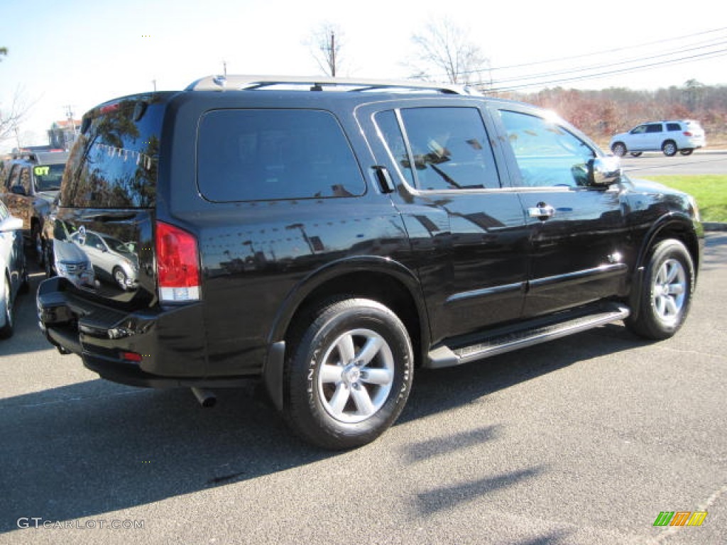 2008 Armada LE 4x4 - Galaxy Black / Charcoal photo #3