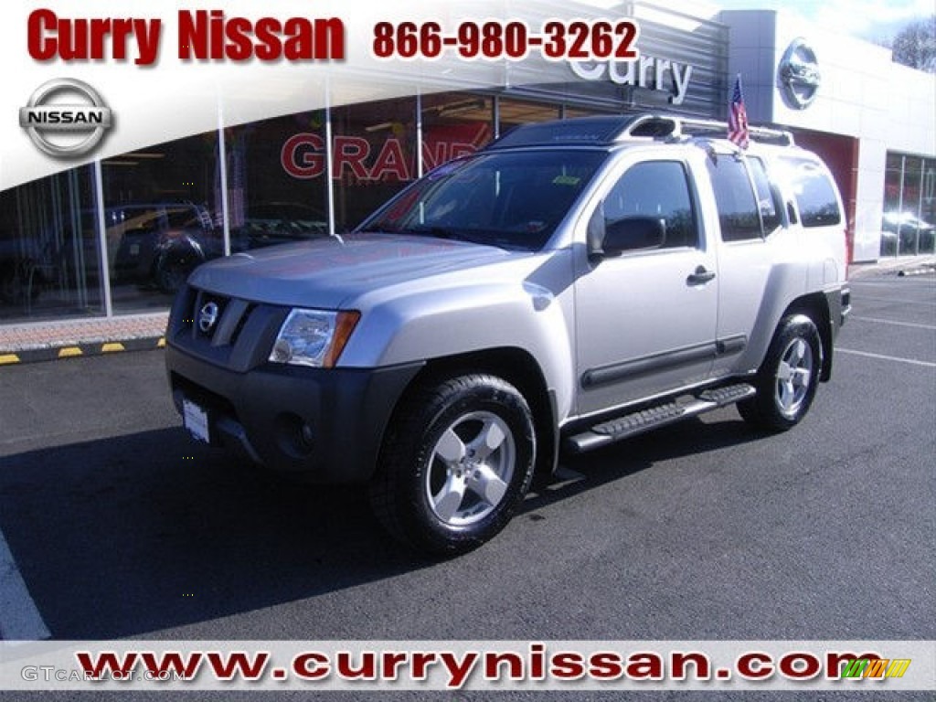 2008 Xterra SE 4x4 - Night Armor Dark Gray / Steel/Graphite photo #1