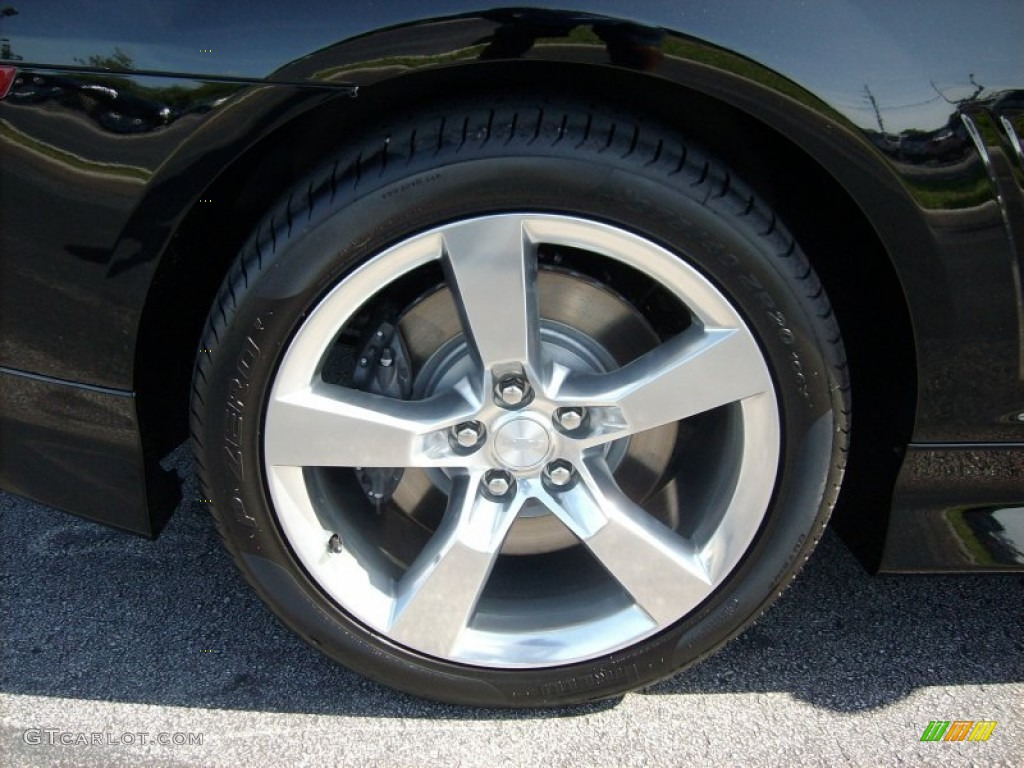 2011 Camaro SS/RS Convertible - Black / Black photo #8