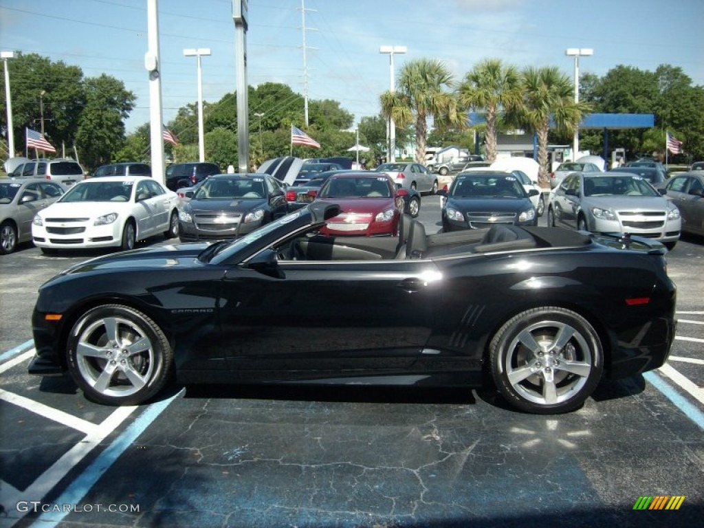 2011 Camaro SS/RS Convertible - Black / Black photo #11