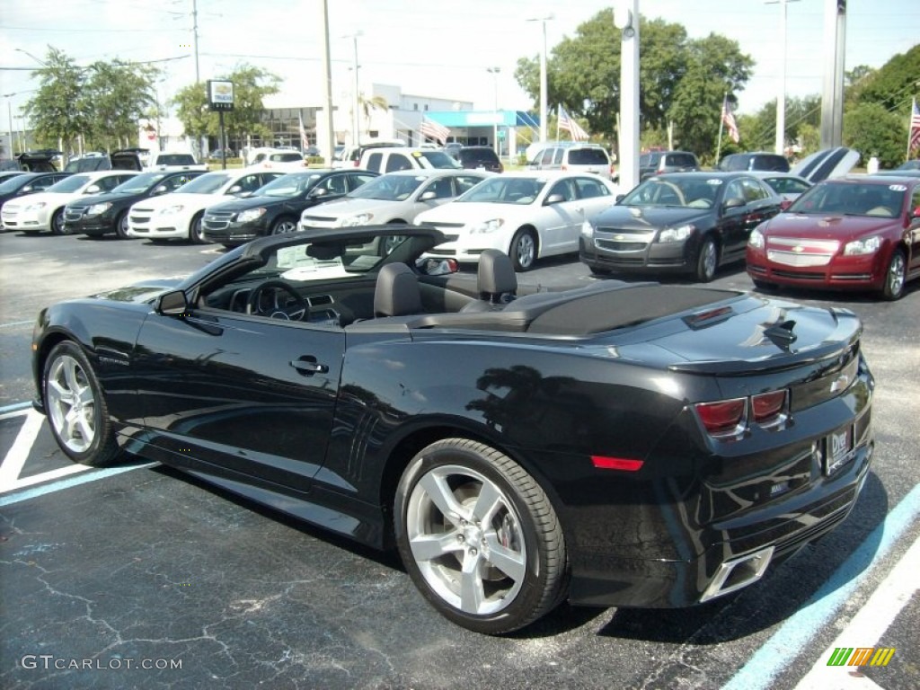 2011 Camaro SS/RS Convertible - Black / Black photo #12
