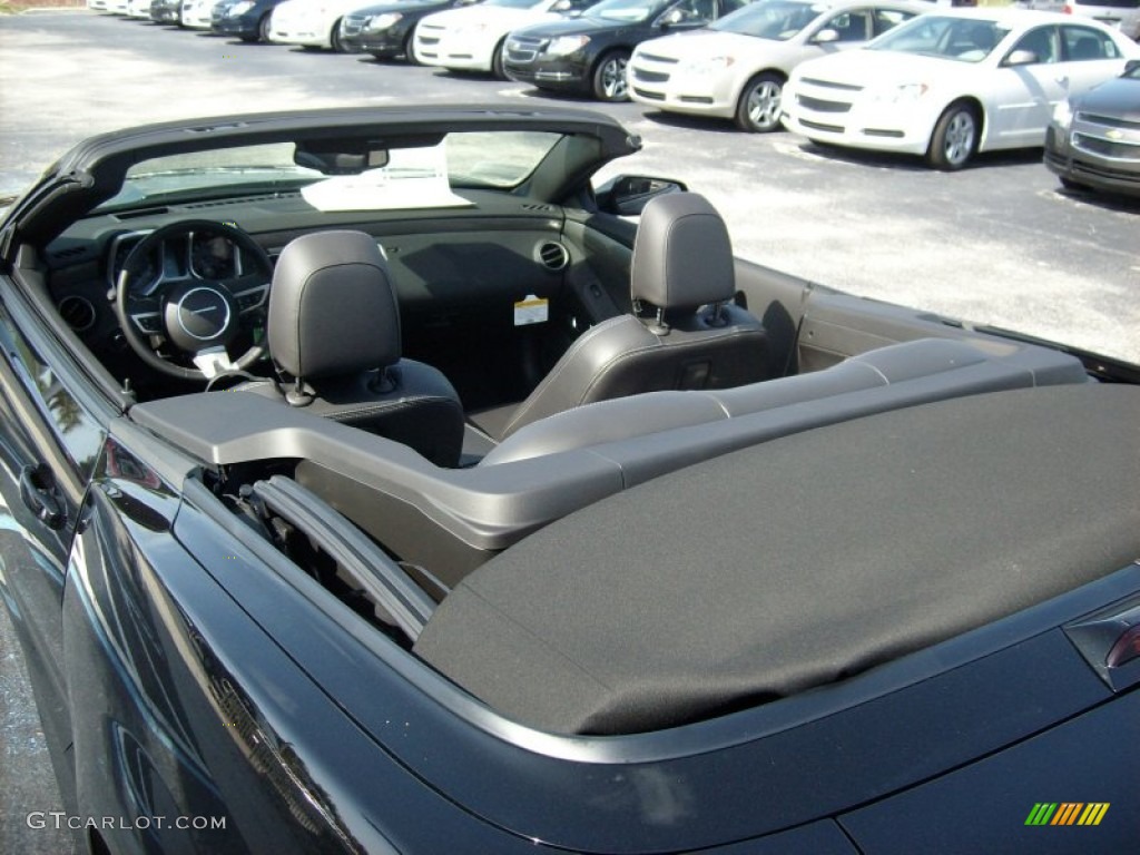 2011 Camaro SS/RS Convertible - Black / Black photo #13