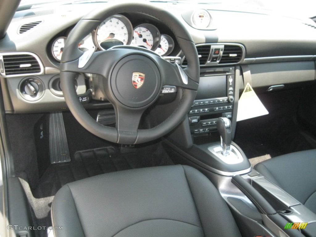 2012 911 Carrera S Cabriolet - Meteor Grey Metallic / Black photo #6