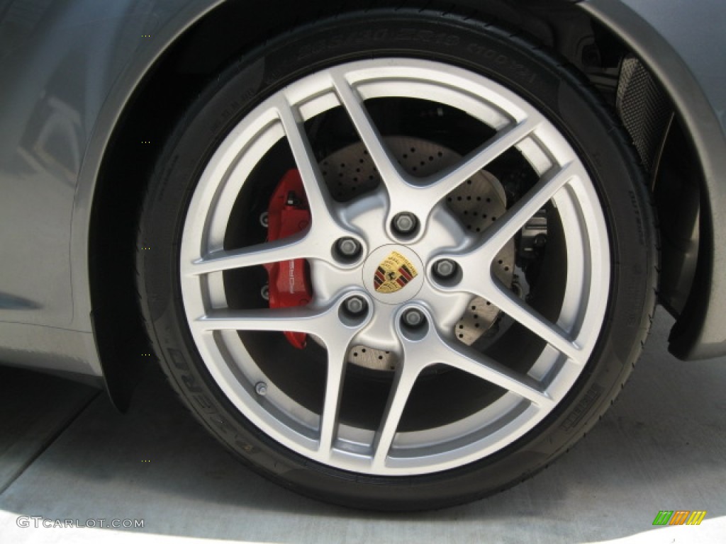 2012 911 Carrera S Cabriolet - Meteor Grey Metallic / Black photo #9