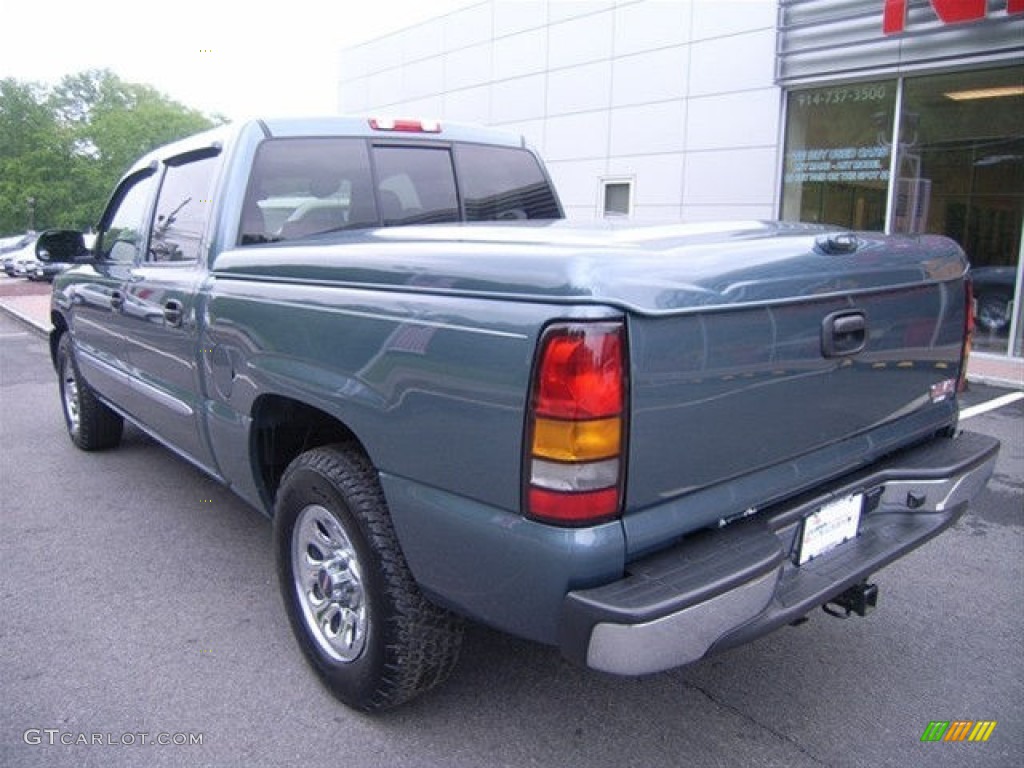 2007 Sierra 1500 Classic SL Crew Cab 4x4 - Stealth Gray Metallic / Dark Pewter photo #2