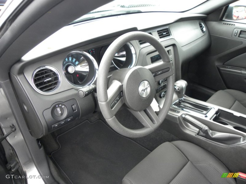 2011 Mustang V6 Premium Coupe - Sterling Gray Metallic / Charcoal Black photo #3