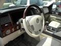 Light Parchment 2003 Lincoln Navigator Luxury Steering Wheel