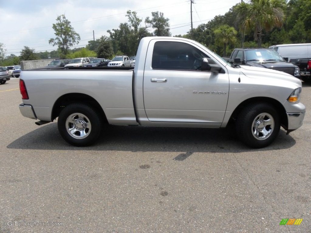 Bright Silver Metallic 2011 Dodge Ram 1500 SLT Regular Cab Exterior Photo #51351326