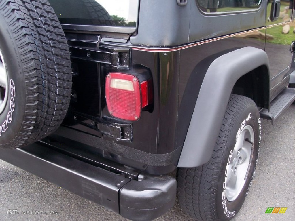 1999 Wrangler Sport 4x4 - Black / Agate photo #21