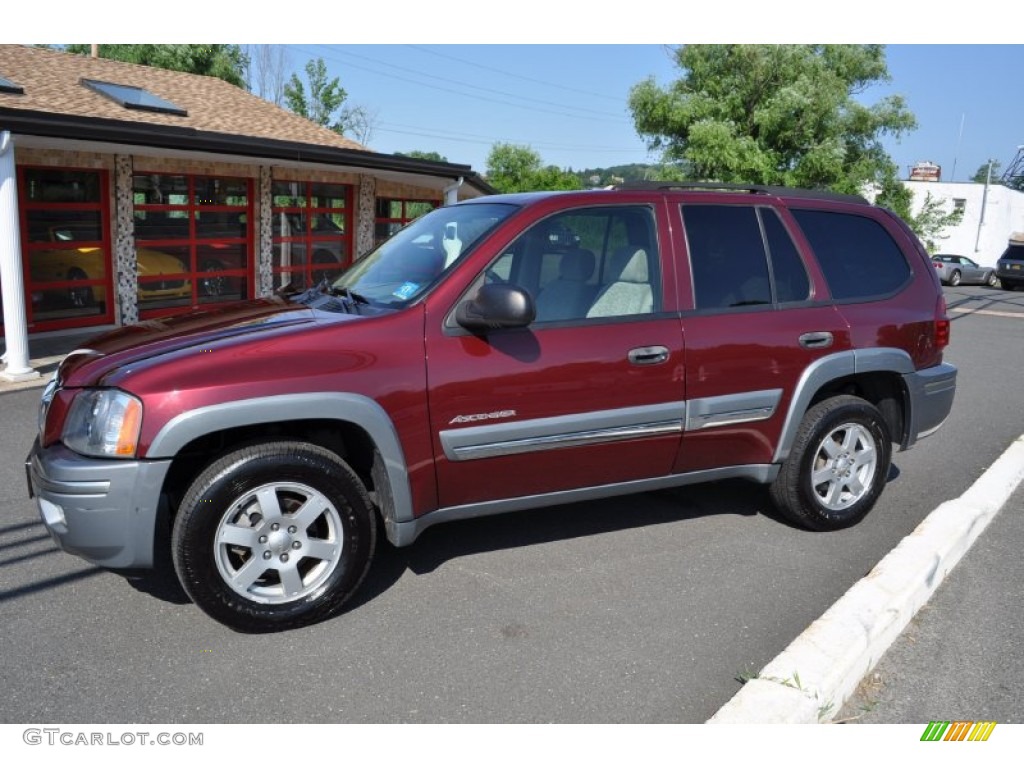 Napa Red Metallic 2004 Isuzu Ascender S 4x4 Exterior Photo #51356825