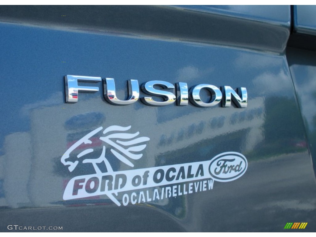 2011 Fusion SE - Steel Blue Metallic / Charcoal Black photo #4