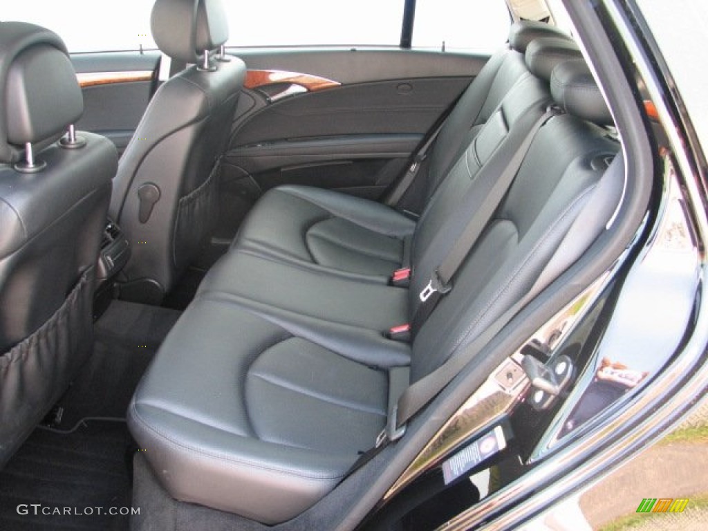 Black Interior 2008 Mercedes-Benz E 350 4Matic Wagon Photo #51357446