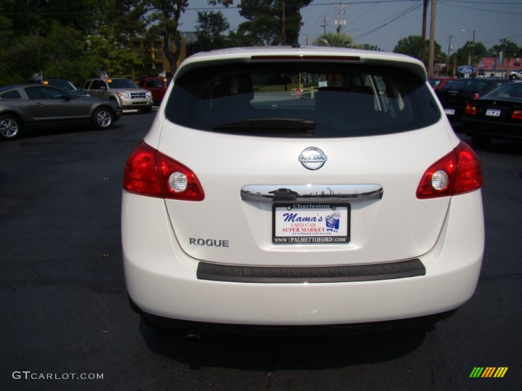 2011 Rogue S - Pearl White / Black photo #7