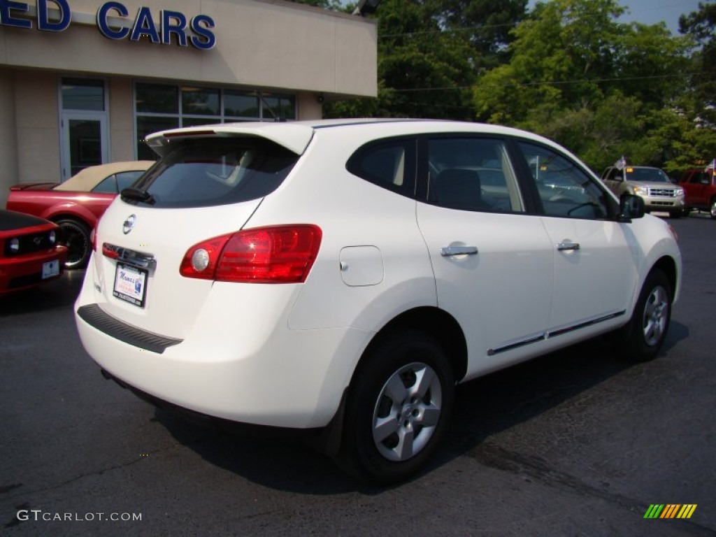 2011 Rogue S - Pearl White / Black photo #8