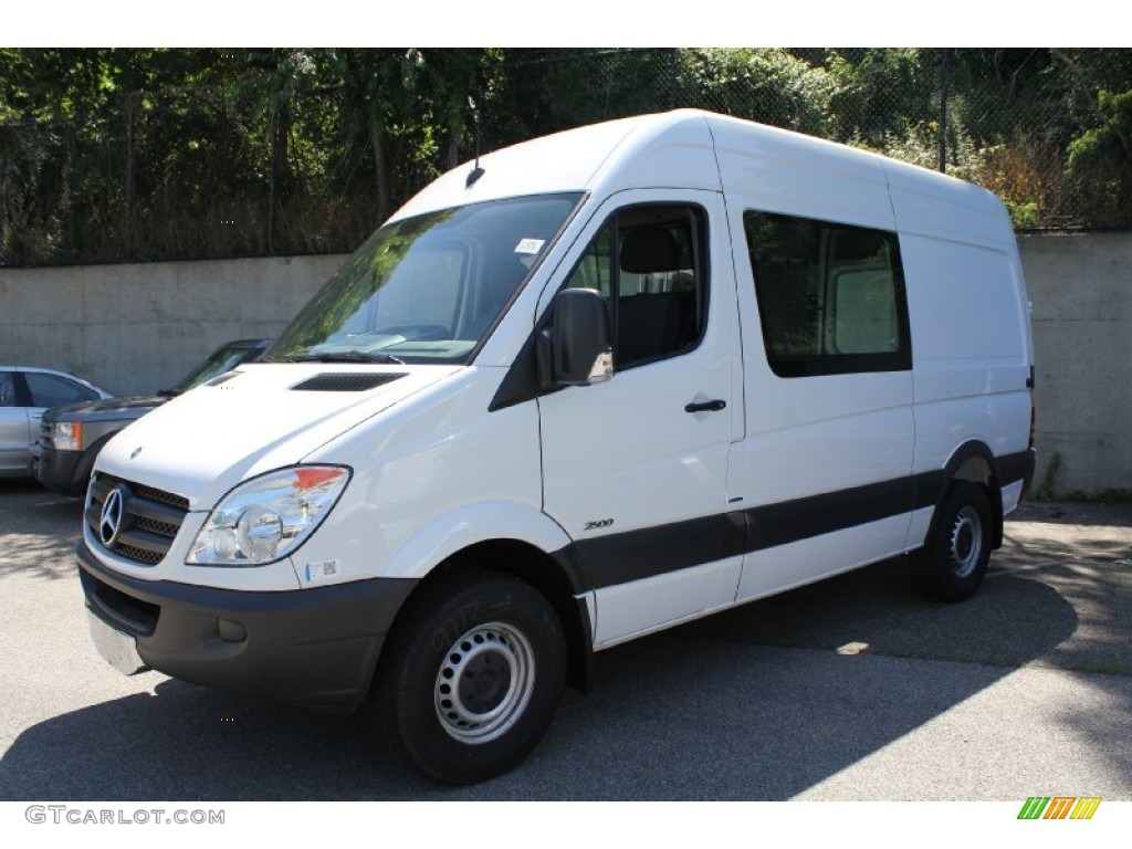 2011 Sprinter 2500 High Roof Cargo Van - Arctic White / Black photo #1