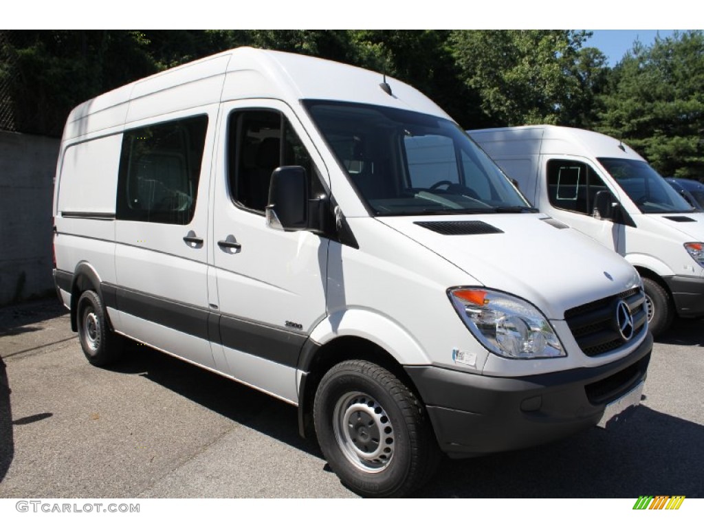 Arctic White 2011 Mercedes-Benz Sprinter 2500 High Roof Cargo Van Exterior Photo #51357923