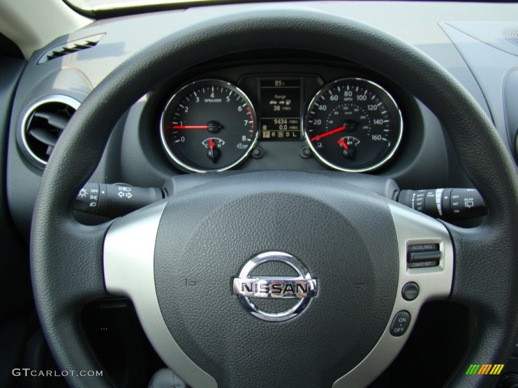 2011 Rogue S - Pearl White / Black photo #24