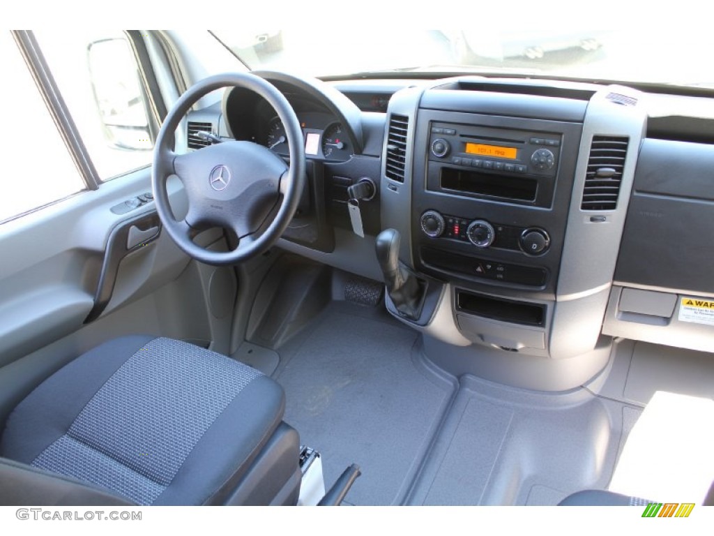 Black Interior 2011 Mercedes-Benz Sprinter 2500 High Roof Cargo Van Photo #51358211