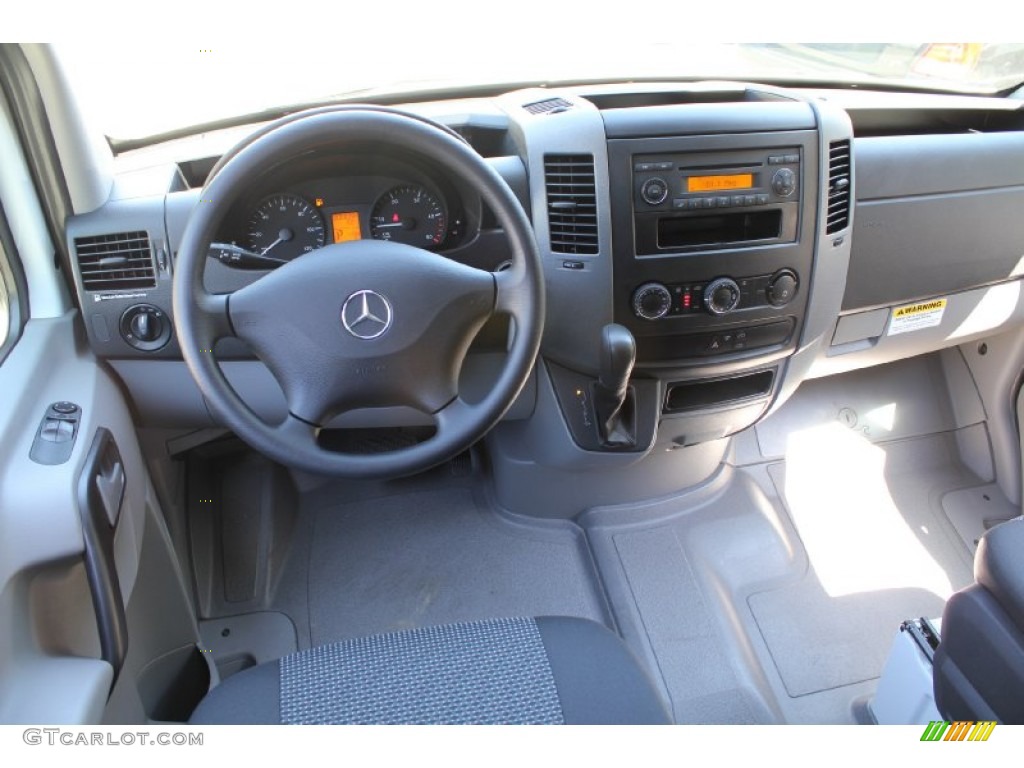 Black Interior 2011 Mercedes-Benz Sprinter 2500 High Roof Cargo Van Photo #51358220