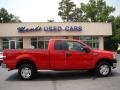 2005 Bright Red Ford F150 XL SuperCab 4x4  photo #1