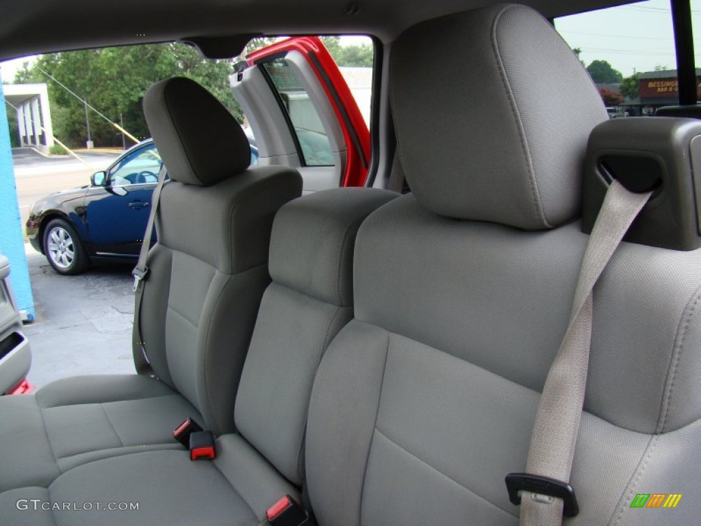 2005 F150 XL SuperCab 4x4 - Bright Red / Medium Flint Grey photo #10