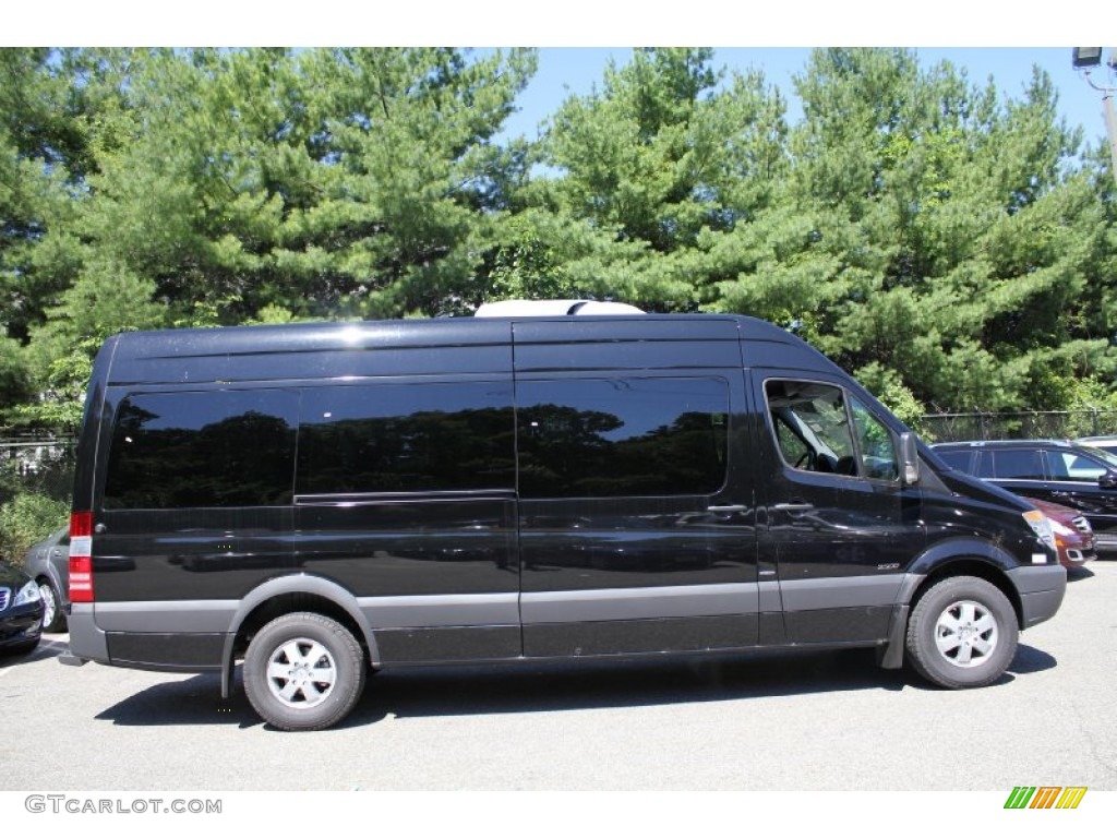 Black 2011 Mercedes-Benz Sprinter 2500 High Roof Passenger Van Exterior Photo #51358805