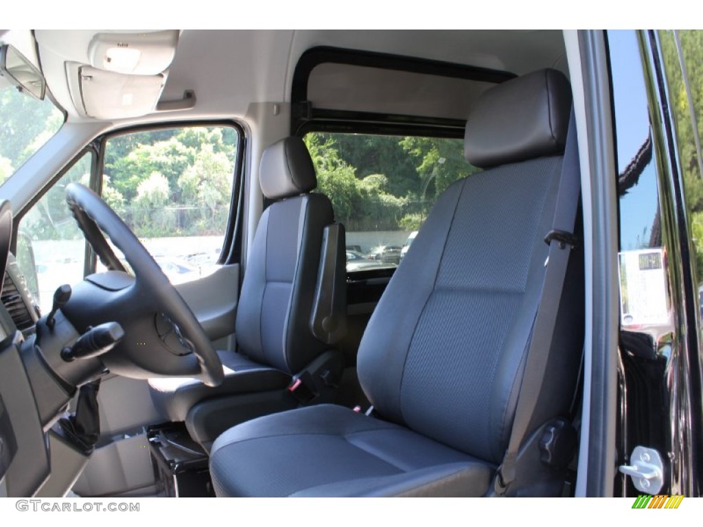 Black Interior 2011 Mercedes-Benz Sprinter 2500 High Roof Passenger Van Photo #51358826