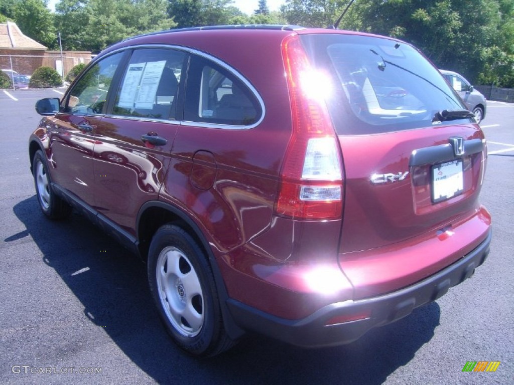 2008 CR-V LX 4WD - Tango Red Pearl / Gray photo #2