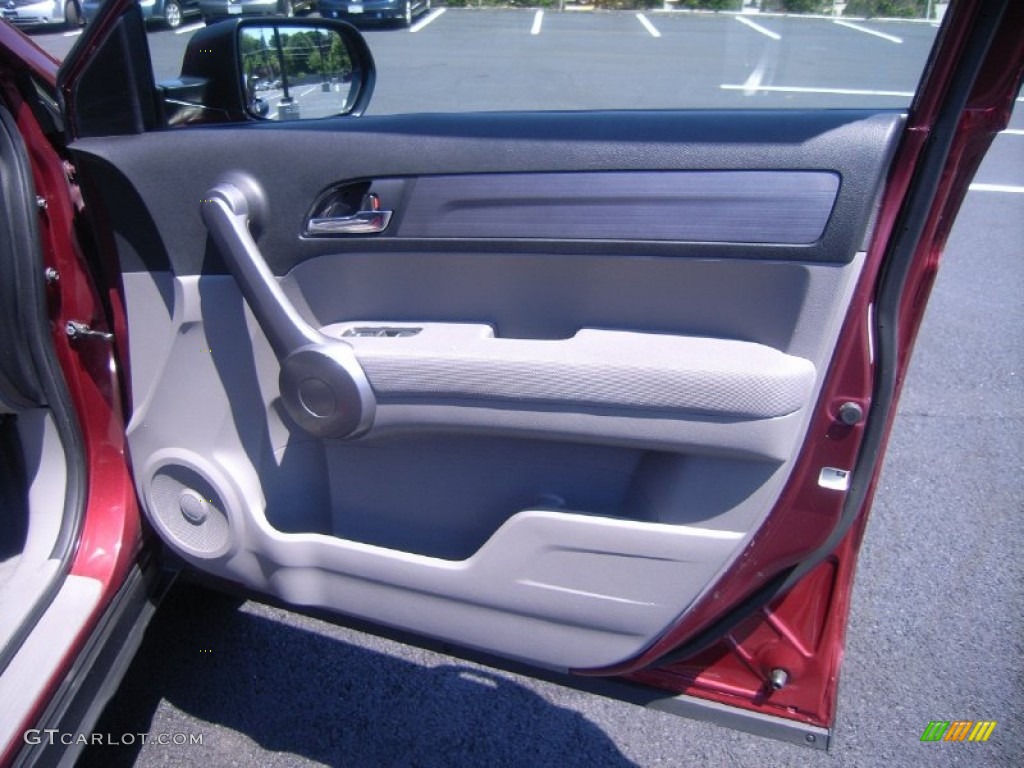 2008 CR-V LX 4WD - Tango Red Pearl / Gray photo #17