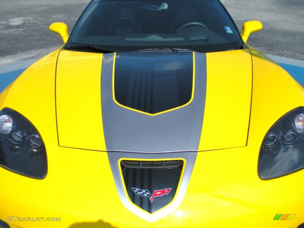 2009 Corvette Z06 GT1 Championship Edition - Velocity Yellow / Ebony photo #13