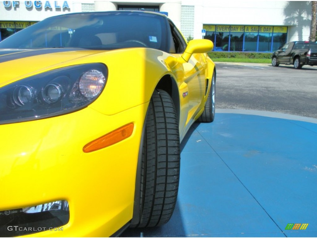 2009 Corvette Z06 GT1 Championship Edition - Velocity Yellow / Ebony photo #15