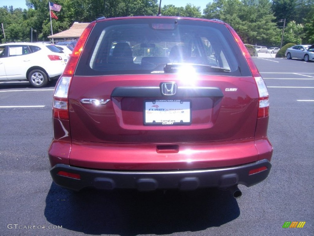 2008 CR-V LX 4WD - Tango Red Pearl / Gray photo #28